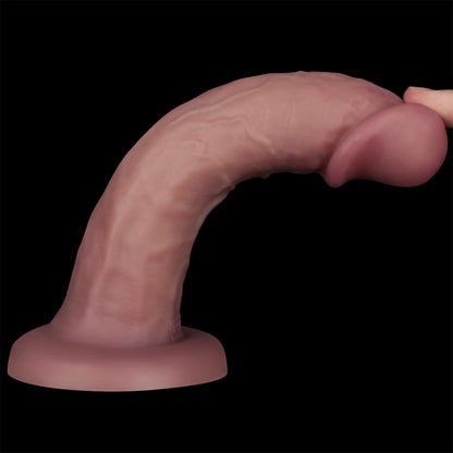 LOVETOY - 8'' VIBRATING DUAL DENSITY POWER COCK