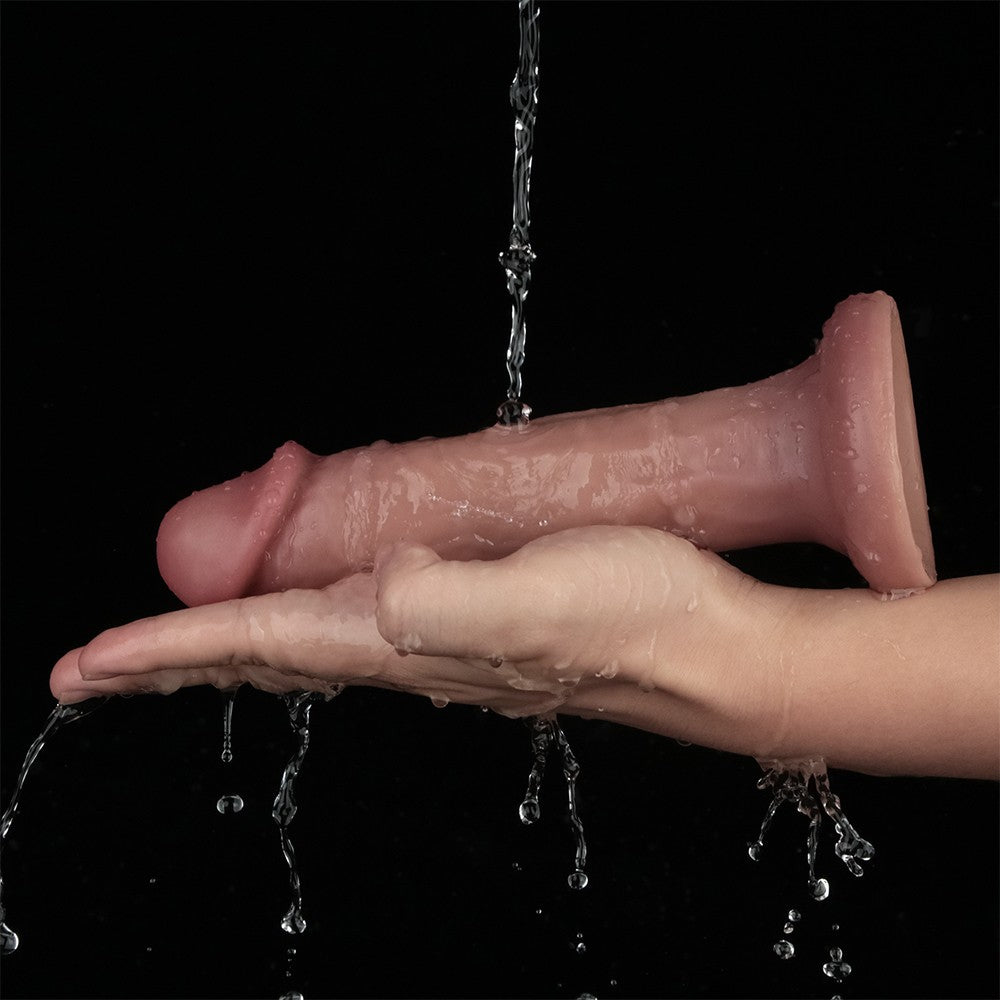 LOVETOY - 8'' VIBRATING DUAL DENSITY POWER COCK