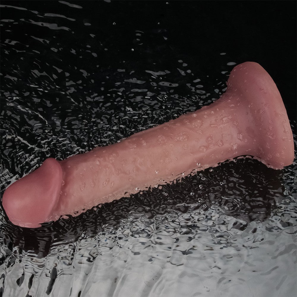LOVETOY - 8'' VIBRATING DUAL DENSITY POWER COCK