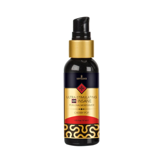 SENSUVA - HUMECTANTE PERSONAL ULTRAESTIMULANTE ON INSANE CHERRY POP 2 OZ.