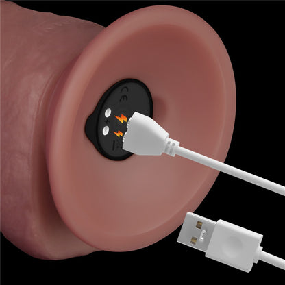 LOVETOY - 8.5'' VIBRATING DUAL DENSITY POWER COCK