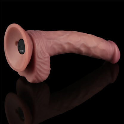 LOVETOY - 9'' VIBRATING DUAL DENSITY POWER COCK