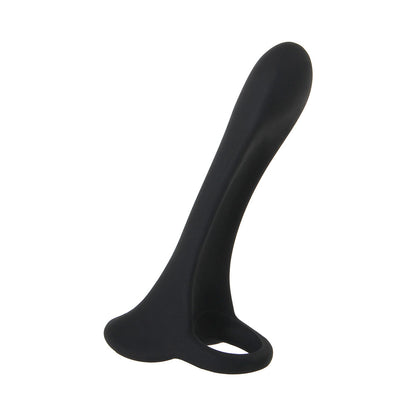 ZERO TOLERANCE - COCK ARMOR RECHARGEABLE VIBRATING SILICONE COCK SHEATH BLACK