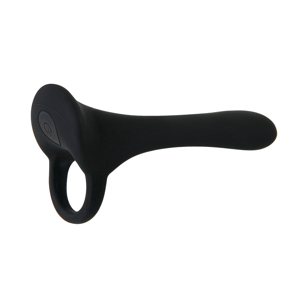 ZERO TOLERANCE - COCK ARMOR RECHARGEABLE VIBRATING SILICONE COCK SHEATH BLACK