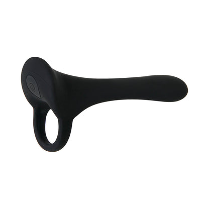 ZERO TOLERANCE COCK ARMOR RECHARGEABLE VIBRATING SILICONE COCK SHEATH BLACK