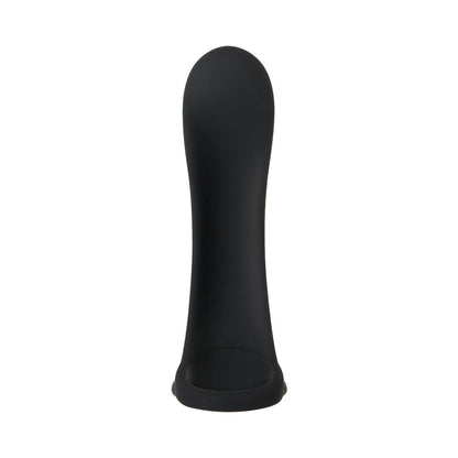 ZERO TOLERANCE COCK ARMOR RECHARGEABLE VIBRATING SILICONE COCK SHEATH BLACK