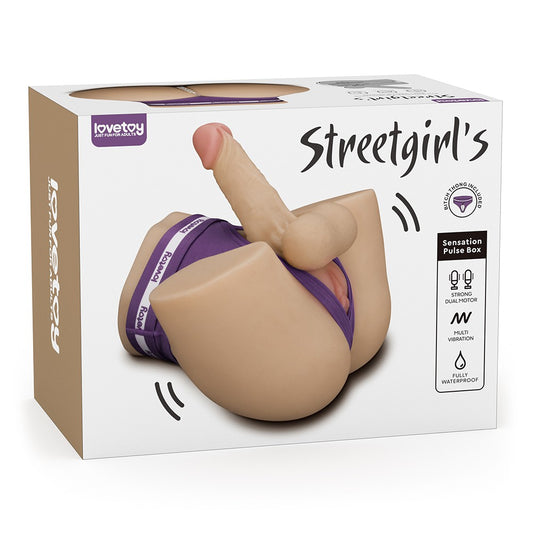 LOVETOY - STREETGIRL'S DUAL MOTOR SENSATION PULSE WITH DILDO