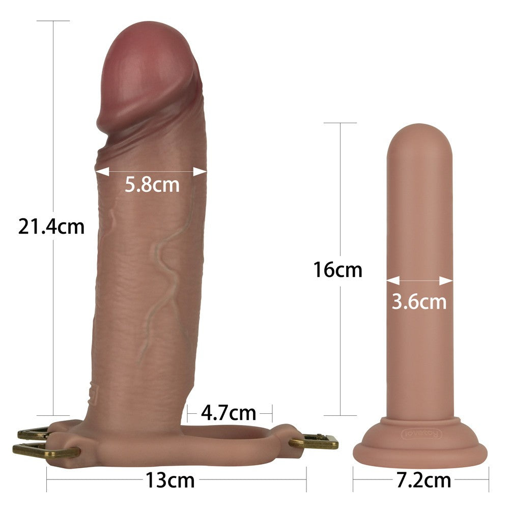 LOVETOY - INGEN 9'' ENHANCED SET XS/S/M (FLESH)