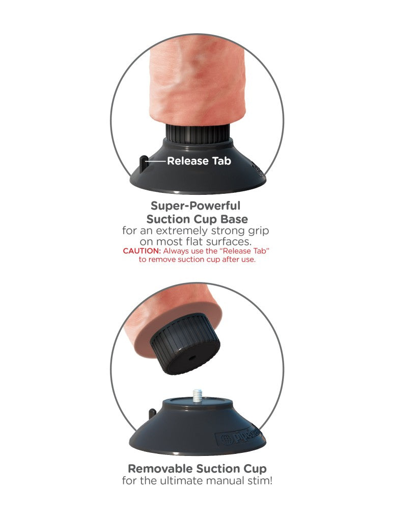 PIPEDREAM - KING COCK - 8" VIBRATING COCK LIGHT