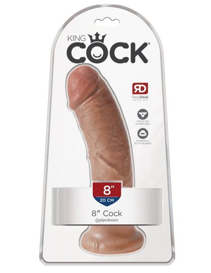 PIPEDREAM - KING COCK - 8" COCK  TAN