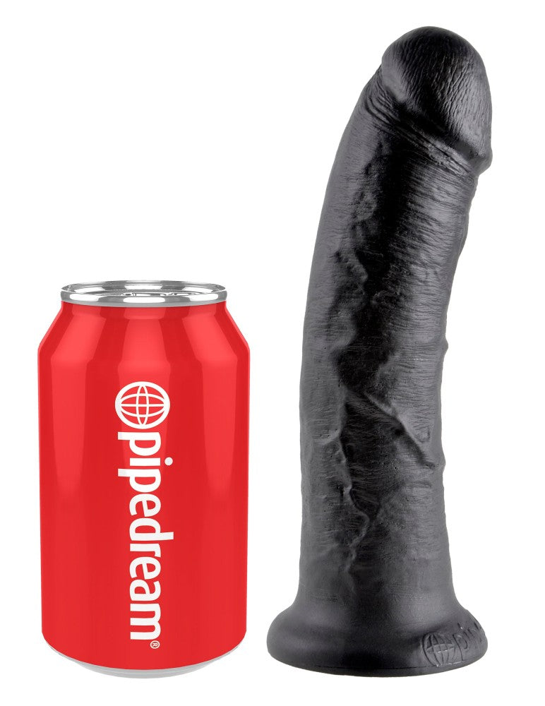 PIPEDREAM - KING COCK - 8" COCK  BLACK