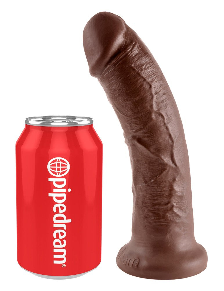 PIPEDREAM - KING COCK - 8" COCK  BROWN