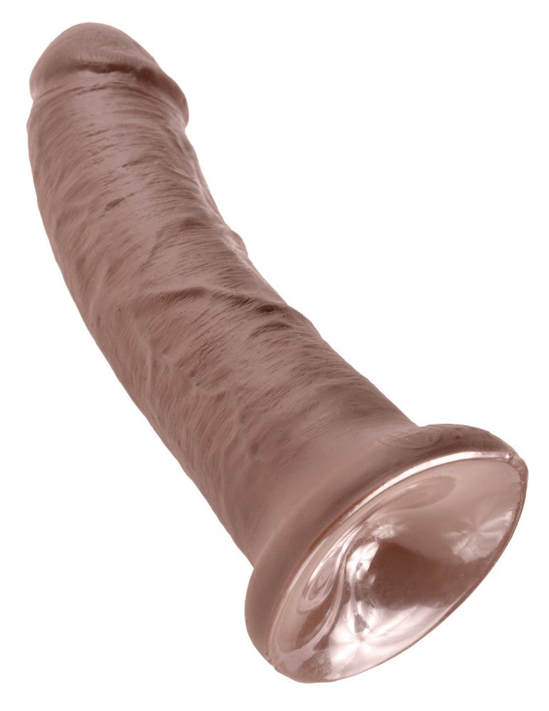 PIPEDREAM - KING COCK - 8" COCK  BROWN