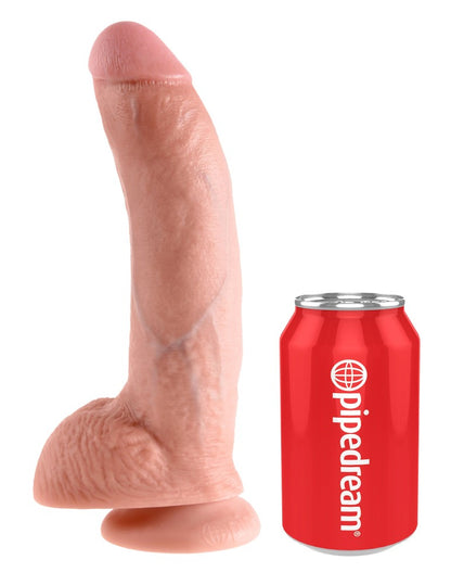 PIPEDREAM - KING COCK - 9" COCK WITH BALLS  LIGHT