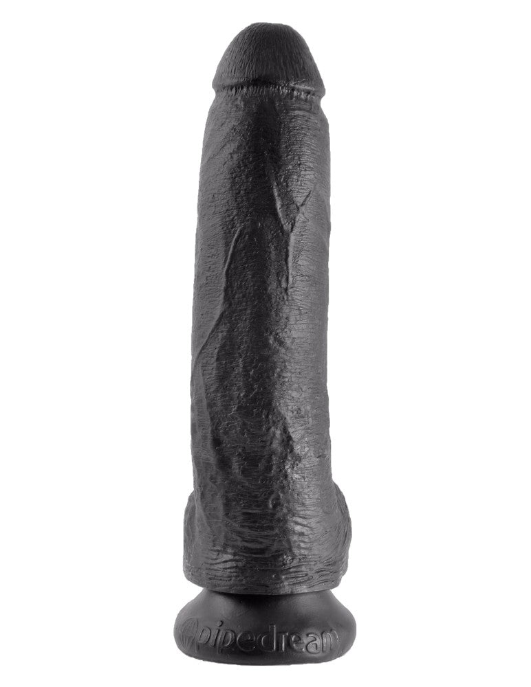 PIPEDREAM - KING COCK - 9" COCK WITH BALLS  BLACK