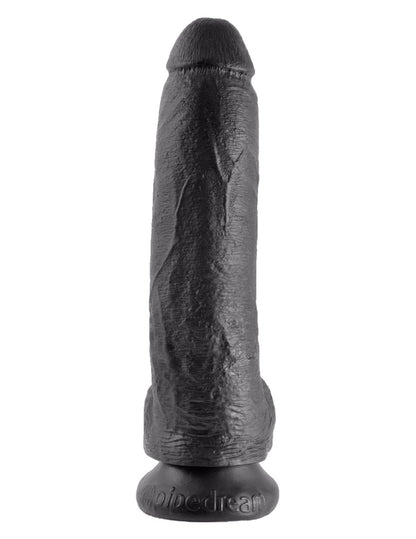 PIPEDREAM - KING COCK - 9" COCK WITH BALLS  BLACK