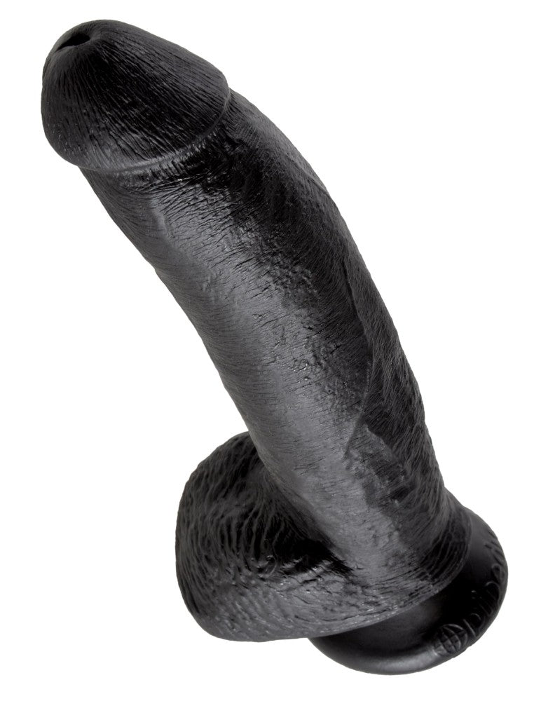 PIPEDREAM - KING COCK - 9" COCK WITH BALLS  BLACK