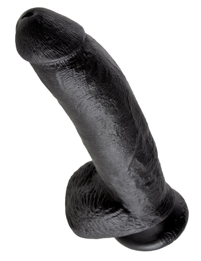 PIPEDREAM - KING COCK - 9" COCK WITH BALLS  BLACK