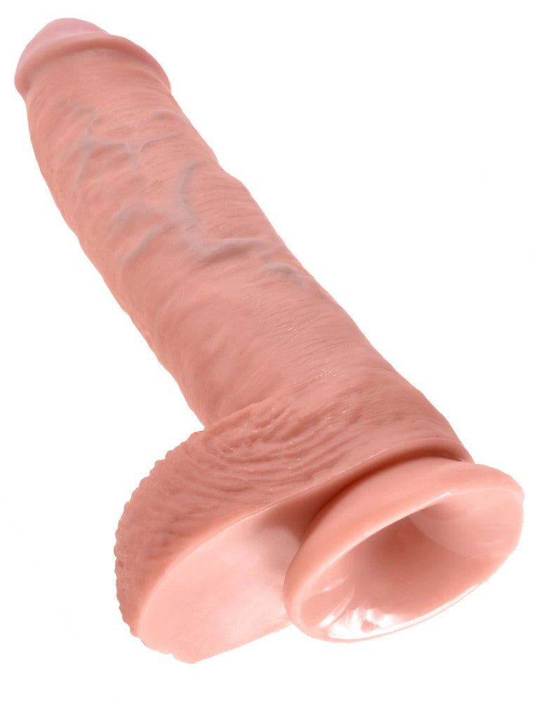 PIPEDREAM - KING COCK - 10" COCK WITH BALLS  LIGHT