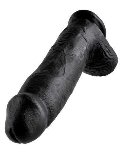PIPEDREAM - KING COCK - 12" COCK WITH BALLS BLACK