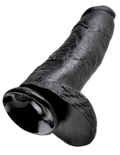 PIPEDREAM - KING COCK - 12" COCK WITH BALLS BLACK