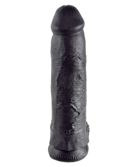 PIPEDREAM - KING COCK - 12" COCK WITH BALLS BLACK