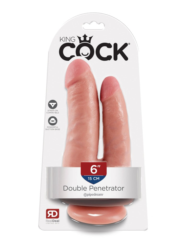 PIPEDREAM - KING COCK - DOUBLE PENETRATOR LIGHT