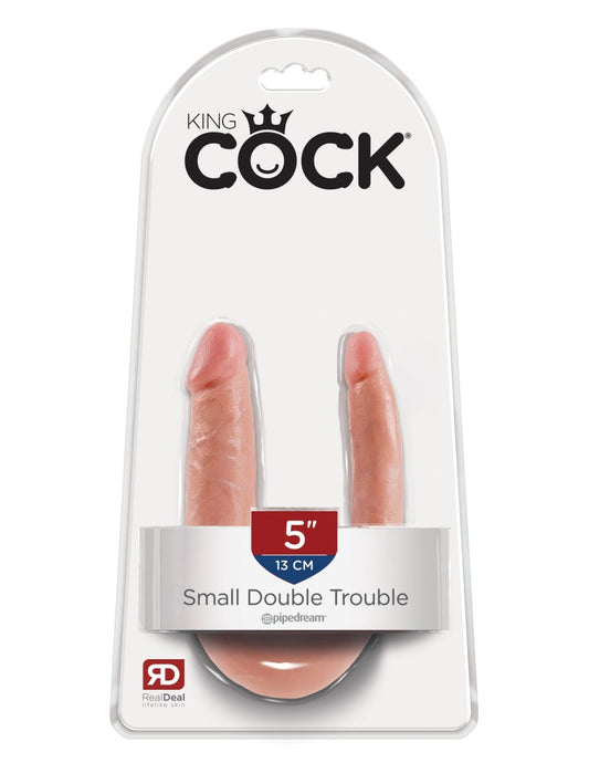 PIPEDREAM - KING COCK - SMALL DOUBLE TROUBLE  LIGHT