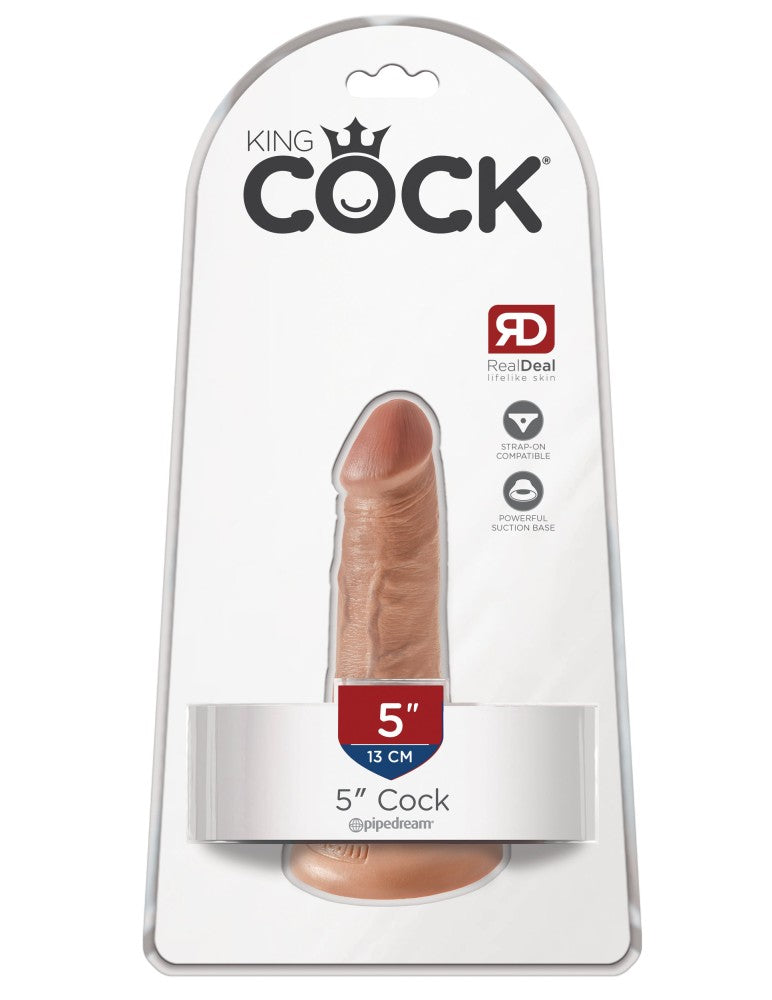 PIPEDREAM - KING COCK - 5" COCK  TAN