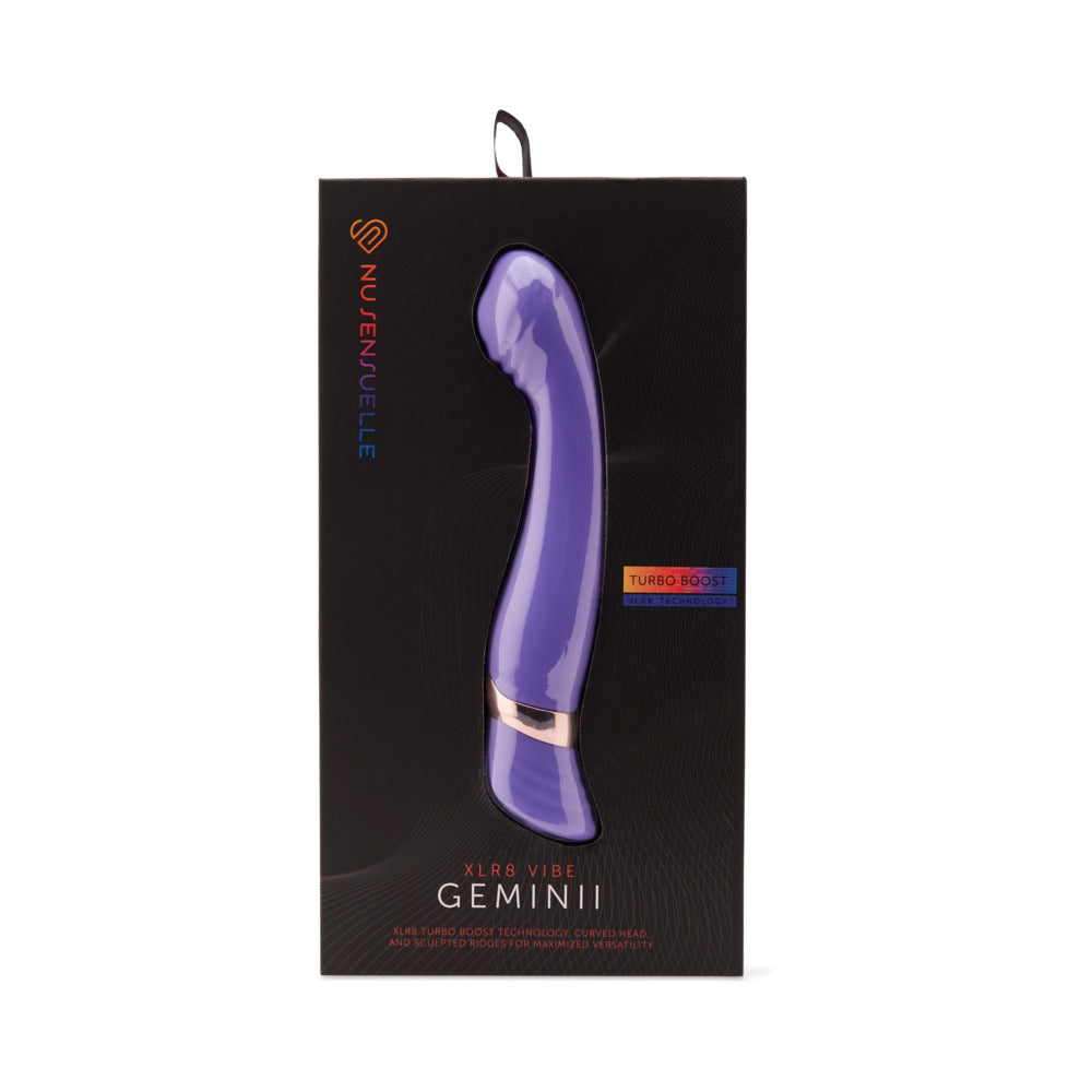 NU SENSUELLE - GEMINII XLR8 14 FUNC DOUBLE MOTOR VIBE - ULTRA VIOLET