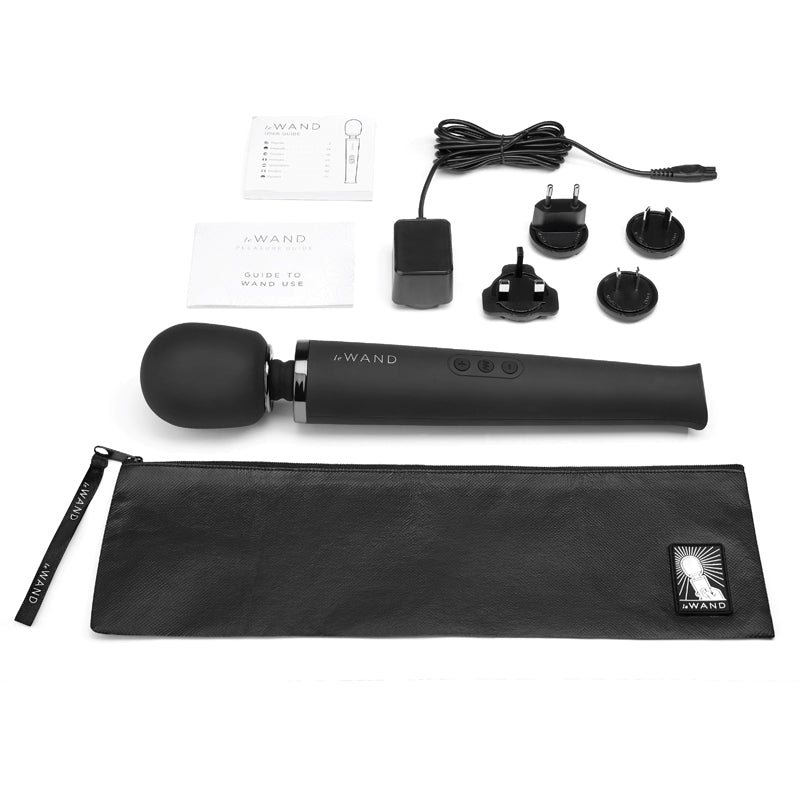 LE WAND RECHARGEABLE MASSAGER BLACK