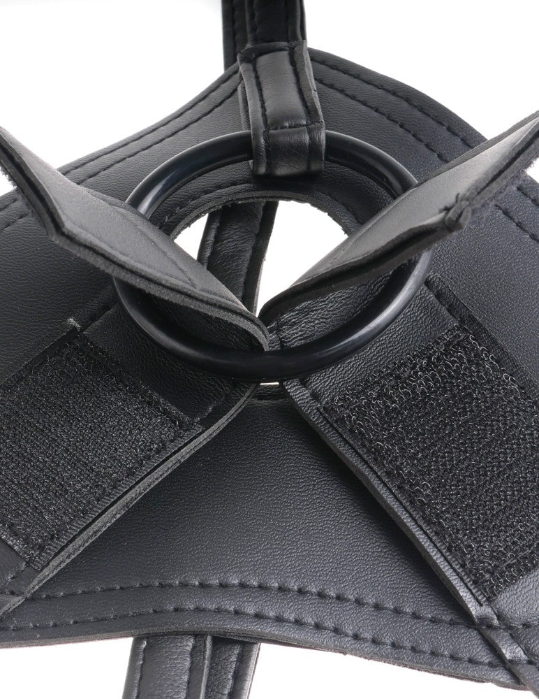 PIPEDREAM - KING COCK - STRAP ON HARNESS WITH 6" COCK  LIGHT