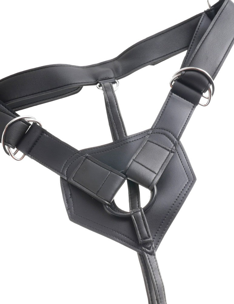 PIPEDREAM - KING COCK - STRAP ON HARNESS WITH 6" COCK  LIGHT