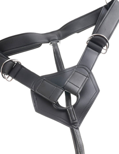 PIPEDREAM - KING COCK - STRAP ON HARNESS WITH 6" COCK  LIGHT