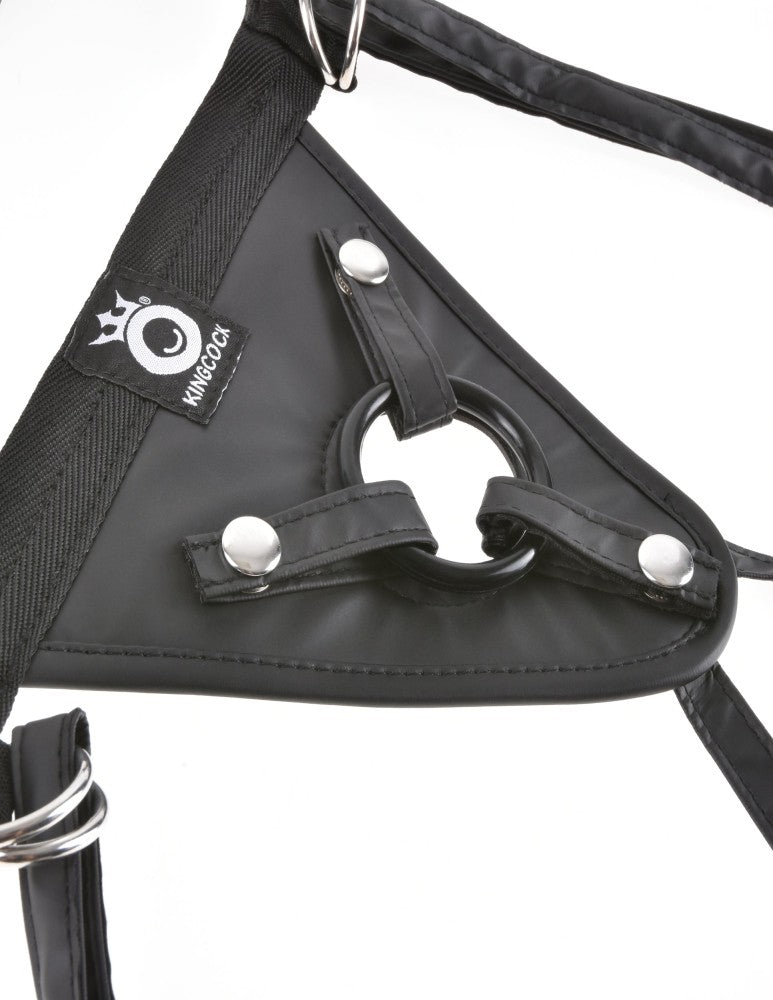 PIPEDREAM - KING COCK - FIT RITE HARNESS  BLACK