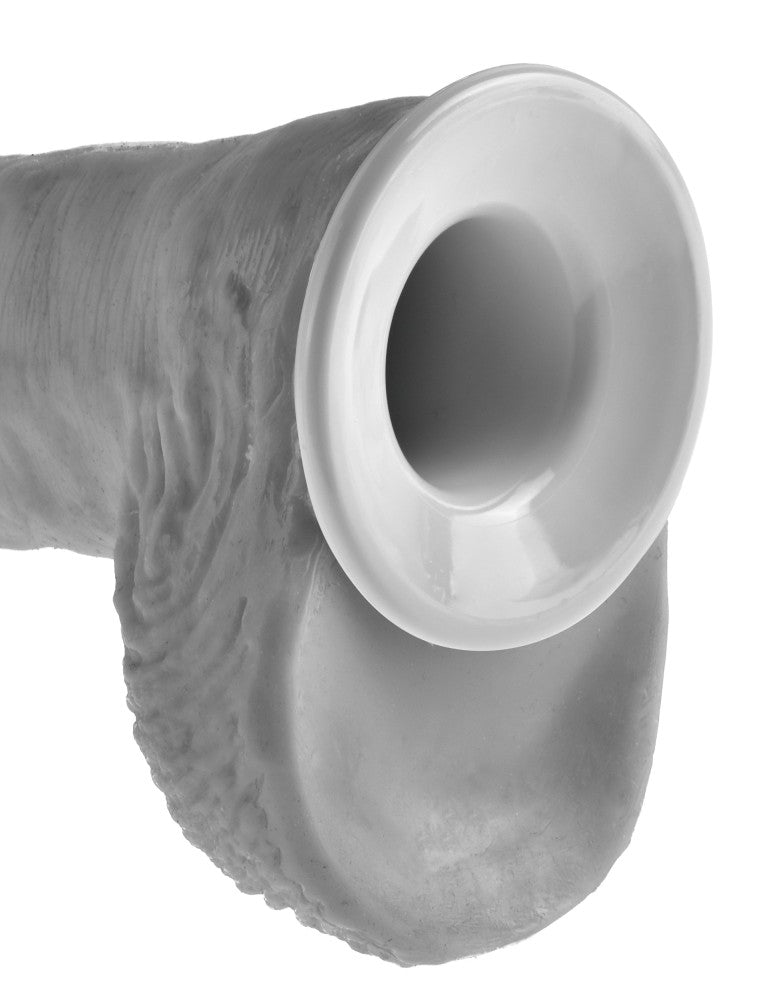 PIPEDREAM - KING COCK - 11" HOLLOW STRAP ON SUSPENDER SYSTEM  LIGHT/BLACK