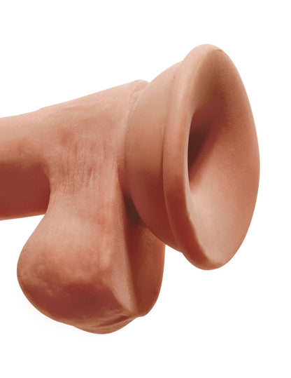 PIPEDREAM - KING COCK PLUS - 7.5" TRIPLE DENSITY COCK WITH BALLS LIGHT