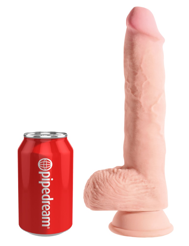 PIPEDREAM - KING COCK PLUS - 12" TRIPLE DENSITY COCK WITH BALLS LIGHT