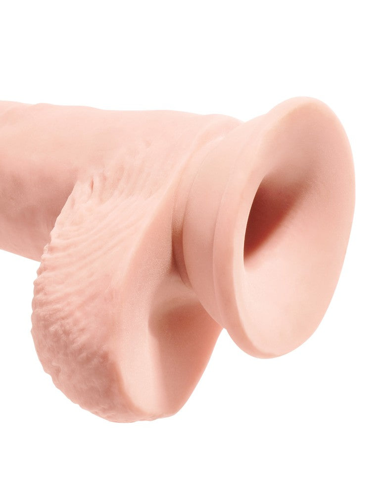 PIPEDREAM - KING COCK PLUS - 12" TRIPLE DENSITY COCK WITH BALLS LIGHT