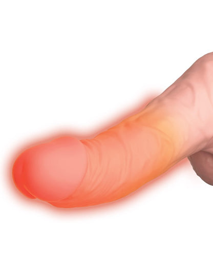 PIPEDREAM - KING COCK PLUS - 7.5" THRUSTING COCK WITH BALLS BROWN