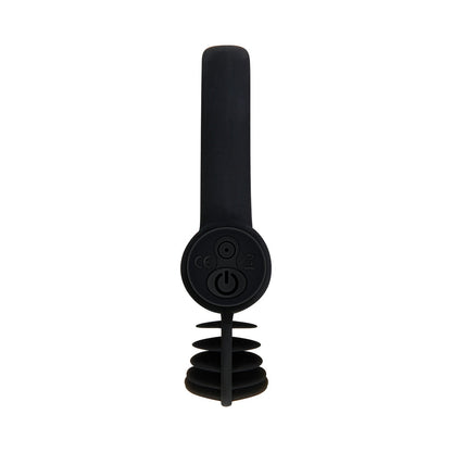 ZERO TOLERANCE - BELL RINGER RECHARGEABLE VIBRATING FLICKING SILICONE COCKRING BLACK
