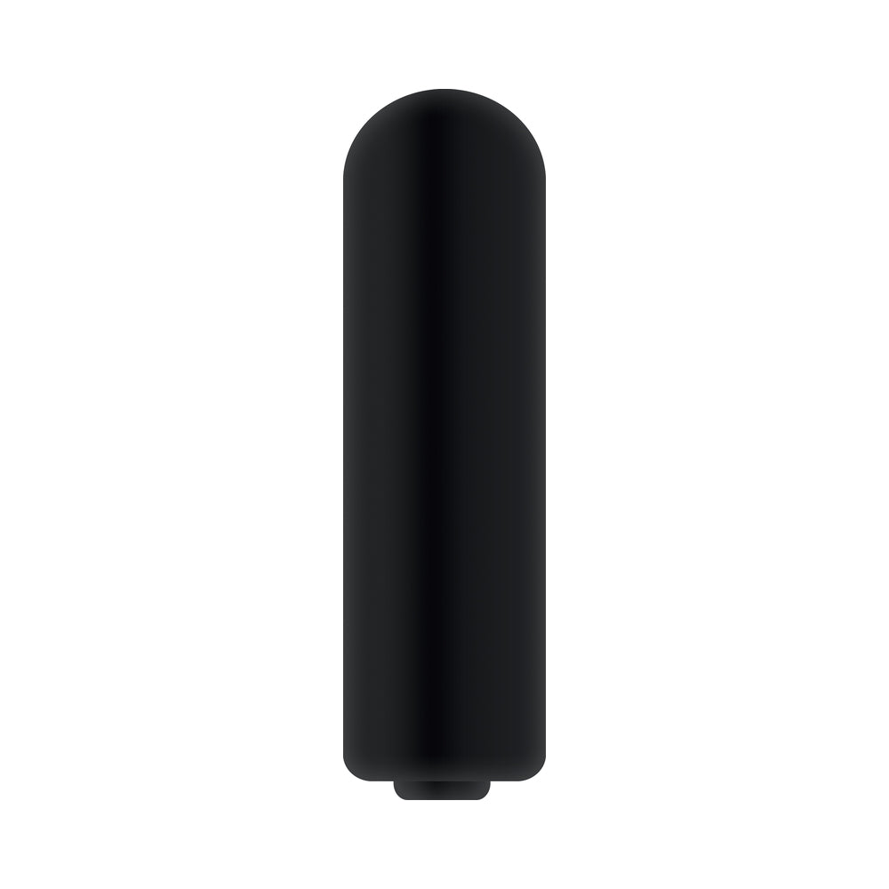 ZERO TOLERANCE BELL RINGER RECHARGEABLE VIBRATING FLICKING SILICONE COCKRING BLACK