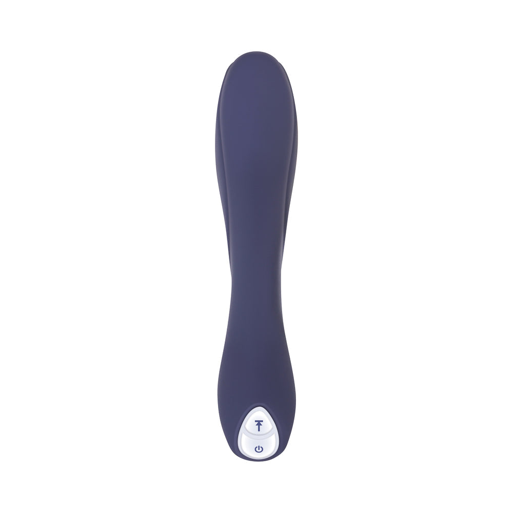 EVOLVED COMING STRONG RECHARGEABLE SILICONE G-SPOT VIBRATOR PURPLE