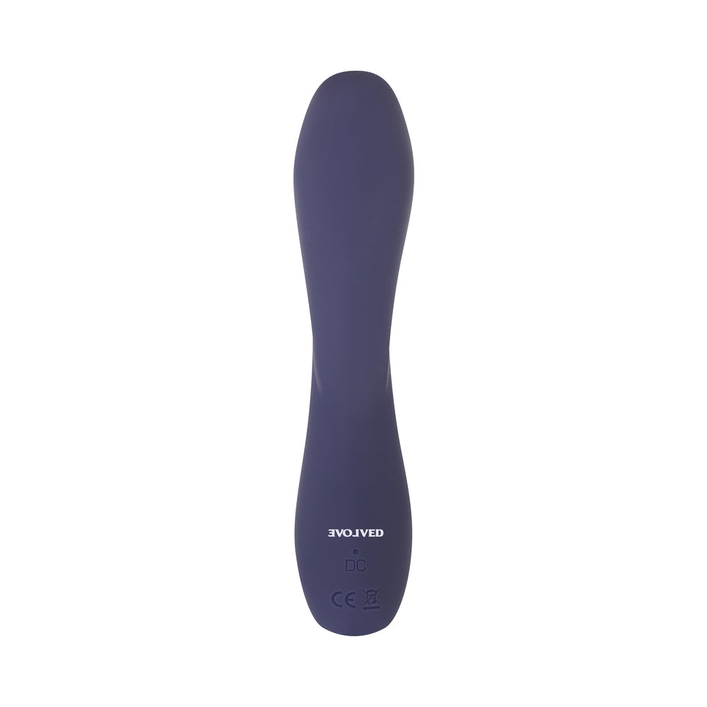 COMING STRONG RECHARGEABLE SILICONE G-SPOT VIBRATOR PURPLE