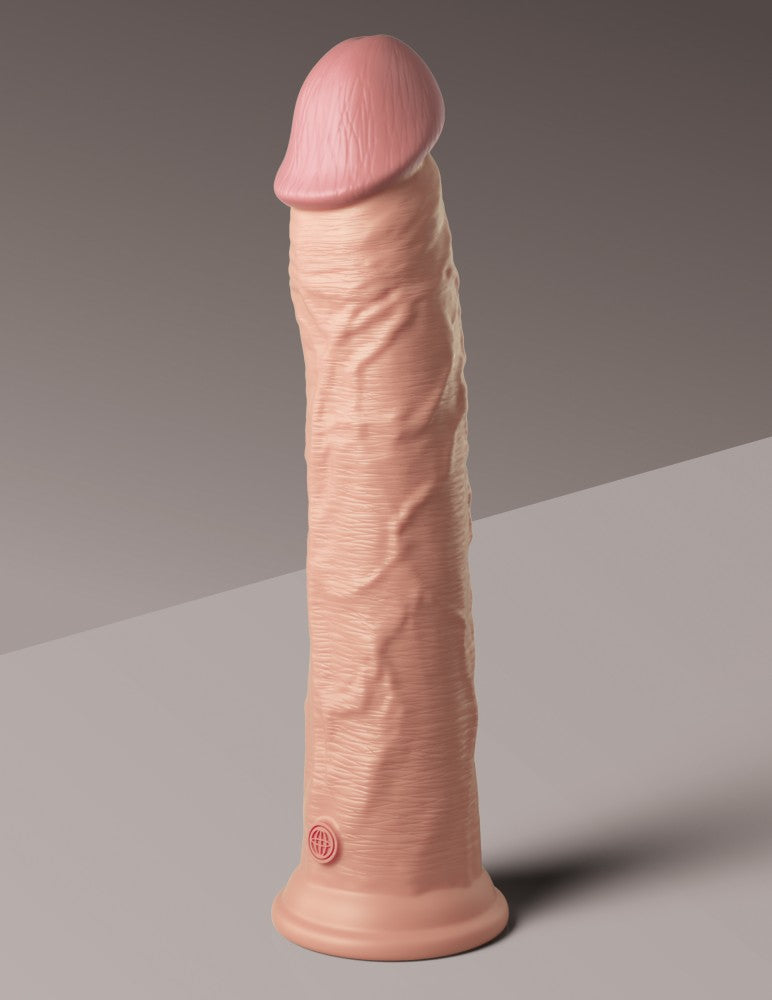 PIPEDREAM - KING COCK ELITE - 11" DUAL DENSITY SILICONE COCK  LIGHT