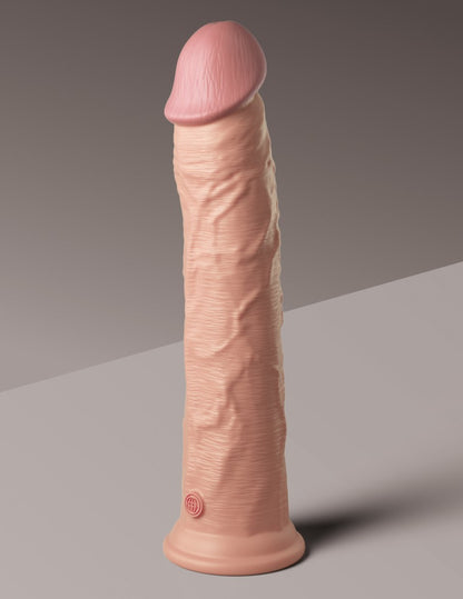PIPEDREAM - KING COCK ELITE - 11" DUAL DENSITY SILICONE COCK  LIGHT