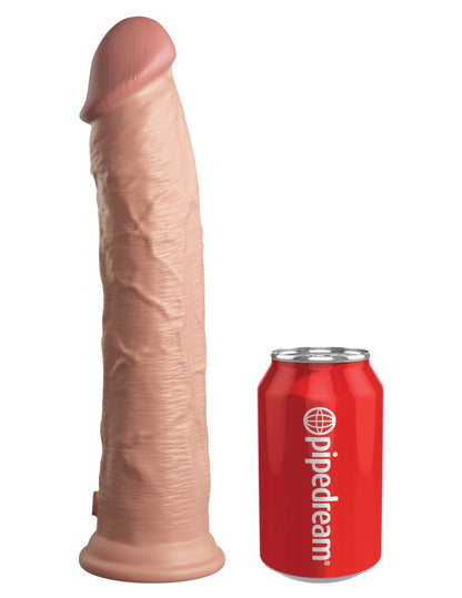 PIPEDREAM - KING COCK ELITE - 11" DUAL DENSITY SILICONE COCK  LIGHT