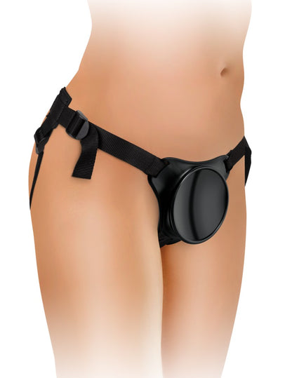 PIPEDREAM - KING COCK ELITE - BEGINNER'S SILICONE BODY DOCK KIT BLACK / BLACK