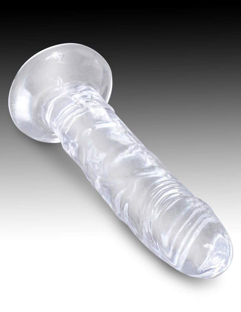 PIPEDREAM - KING COCK CLEAR - 6"  CLEAR