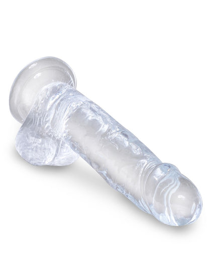 PIPEDREAM - KING COCK CLEAR - 7" WITH BALLS CLEAR